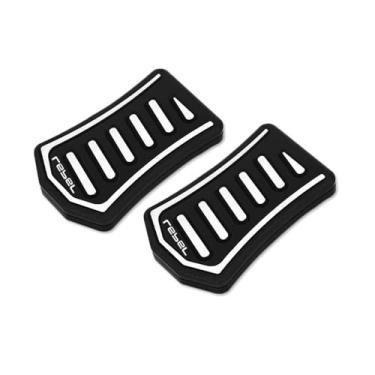 Imagem de Anti-derrapante Para Rebel 300 500 CMX300 500 2017-2020 2021 2022 Pedais Apoio Para Os Pés Ampliar Pedais(Preto)