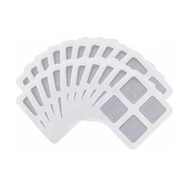 Imagem de 20 peças de capa de ralo de chuveiro descartável, coletor de cabelo, ralo de chuveiro, adesivos de malha, banheiro, lavanderia, banheira, cozinha, pia, para pias captar pelos humanos ou animais de