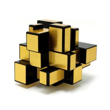Imagem de Cubo mágico profissional mirror blocks dourado - QIYI