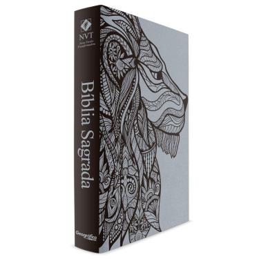 Imagem de Bíblia Leão Prateado - Capa Dura - NVT