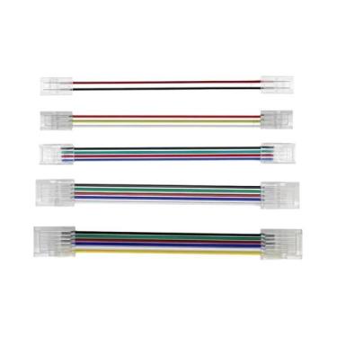 Imagem de Conectores De Fita LED 10PCS 2/3/4/5/6 Pinos Conectores Rápidos Fios D