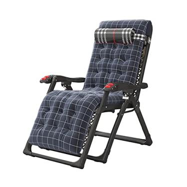 Imagem de ONDHGFBGB Cadeiras dobráveis para lazer ao ar livre, reclinável de acampamento portátil para terraço de escritório, reclinável para pátio, piscina, praia, sol, lounge