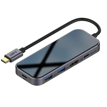 Imagem de HHHJQFAAT USB C para Multi Hub USB 3,1 de Tipo C 3,0 Hub Adaptador para Carga Del Divisor