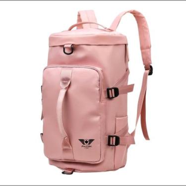 Imagem de Mochila Bolsa Viagem Academia Transversal Impermeável Treino - - Falco