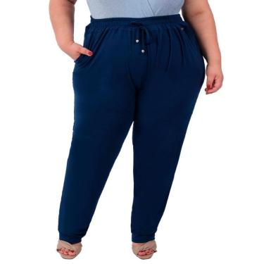 Imagem de Calça Feminina Soltinha Estilo Pantalona Plus Size Catwalk Viscolycra-Feminino