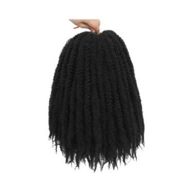 Imagem de Extensões De Cabelo Sintético Afro Kinky Marley Twist Para Tranças, 10