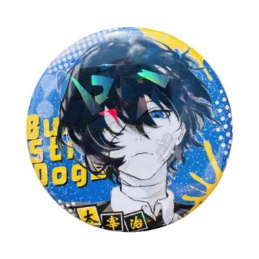 Imagem de Broche/Pin De 58mm Anime Bungo Stray Dogs Dazai Osamu Chuuya Edogawa R