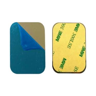 Imagem de 10 Peças De Adesivos Metálicos Em Disco De Ferro Para Suporte Magnétic