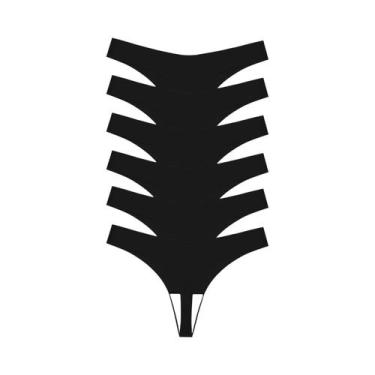 Imagem de Conjunto De 6 Calcinhas Tanga Seamless Em Seda Gelada Para Mulheres, R