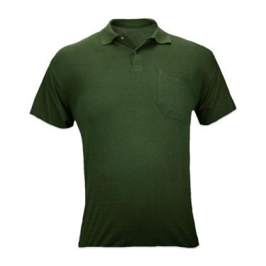 Imagem de kit 3 Camiseta Camisa Polo Masculina Bordada Algodão Casual Várias Cor
