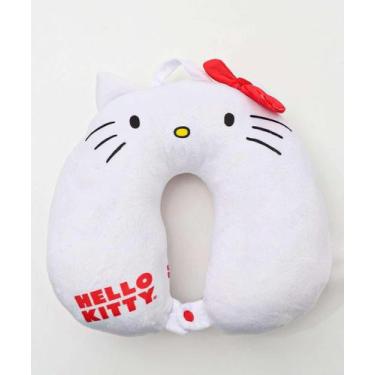 Imagem de Almofada Pescoço Plush Hello Kitty Sanrio Branco-04056, UN, Branco
