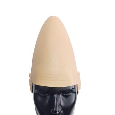 Imagem de Máscara de látex Alien Bald Head Scalp Cosplay Halloween para adultos 