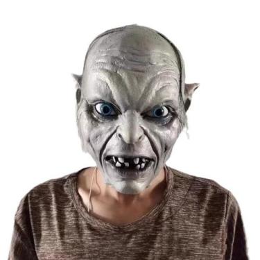 Imagem de Máscara Branca Gollum O Senhor dos Anéis Halloween Latex - Taiyuanketa
