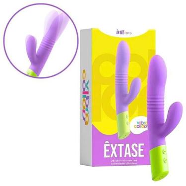 Imagem de Vibrador com Movimento de Vai e Vem Extase Linha Vibra Collors - intt