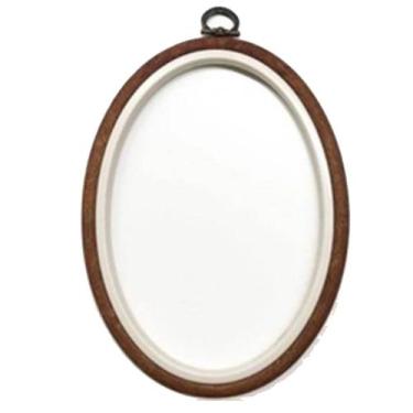 Imagem de Bastidor Oval 19cm Marrom Nurge Com Tarracha