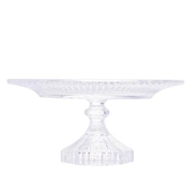 Imagem de Prato para Bolo Lyor Renaissance de Cristal 18,5cm x 9,5cm