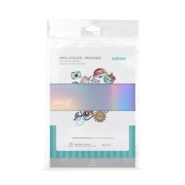 Imagem de Vinil adesivo imprimível Iridescente Resistente a água - Mimo - A4 10 