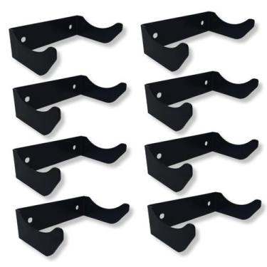 Imagem de 8 Suportes De Garrafa Aço Reforçado De Parede Design Moderno Adega Ver