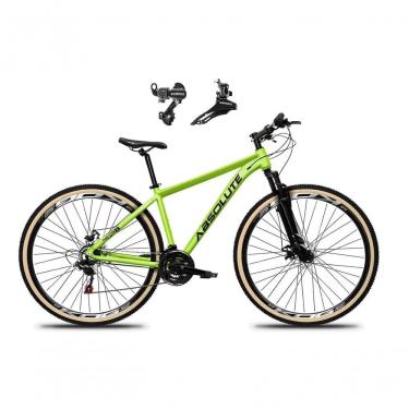 Imagem de Bicicleta Aro 29 Absolute Nero 5 Alumínio 24v Câmbios Shimano Freio A Disco Mountain Bike Verde 15