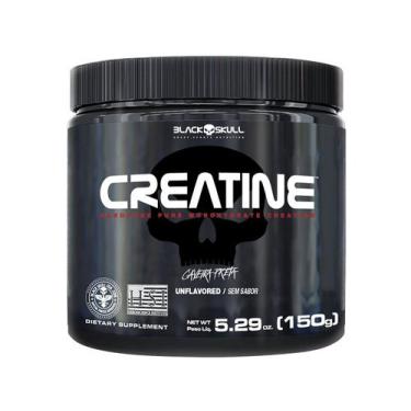 Imagem de Creatina Mono-hidratada Black Skull em Pó 150g sem Sabor, 150g, Sem Sa