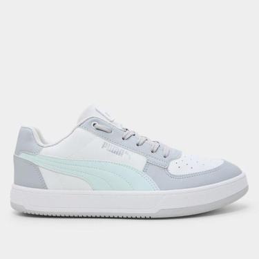 Imagem de Tênis Puma Caven 2.0 BDP Feminino, Branco, Verde água, 38
