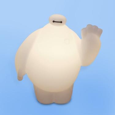 Imagem de Luminária Baymax Big Hero 6 Disney Tpc Bivolt 110-220V com Luz Difusa para Quarto e Esc...