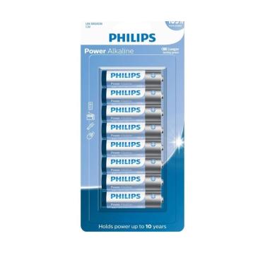 Imagem de Pilha Alcalina Aa Philips Com 16 Unidades