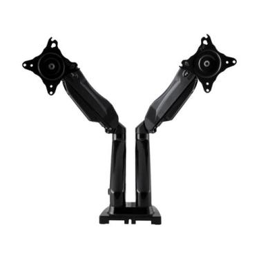 Imagem de Suporte Ergonômico Articulado de Mesa com Pistão a Gás para 2 Monitore