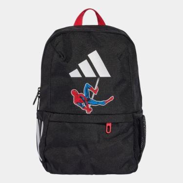 Imagem de Mochila Infantil Adidas Marvel Homem Aranha 11.3 L, Preto, Branco, Úni