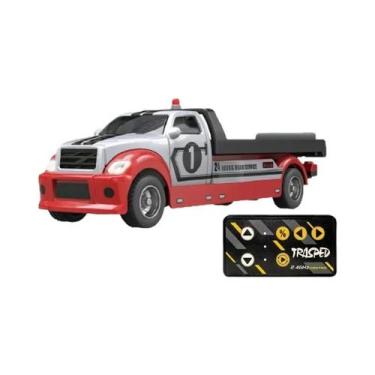 Imagem de Caminhão De Brinquedo Com Reboque Em Escala 1/64 Para Crianças, Contro