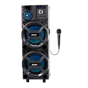 Imagem de Caixa de Som Amplificada Amvox ACA 1402 Titan 1400w-Bivolt 1 MIC