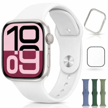 Imagem de Relógio Smartwatch W10 Mini 42mm ChatGPT NFC Tela Amoled Lançamento Mi