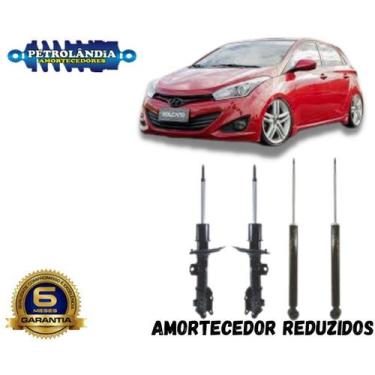 Imagem de 4 Amortecedores Esportivos HB20 Rebaixado FIXA -5cm - Petrolandia Amor