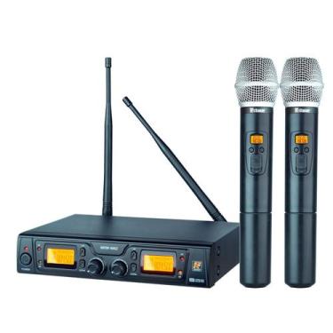 Imagem de Microfone staner srw48 duplo sem fio uhf