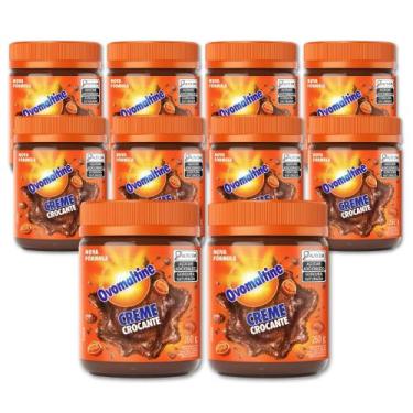 Imagem de Creme Crocante Ovomaltine Kit 10 Potes de 260g, Nutella