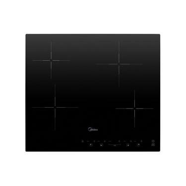 Imagem de Cooktop Elétrico Midea CCB40P2 4 Bocas Vitrocerâmico Preto com Painel Digital 220V