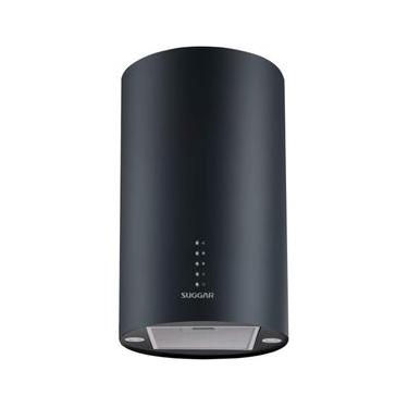 Imagem de Coifa de Ilha Suggar TP3521PT Quartzo 35cm com Filtro de Carvão LED Preta 110V