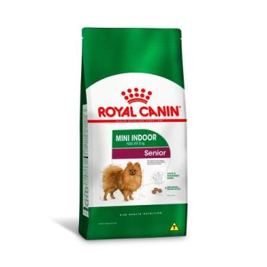 Imagem de Ração Royal Canin Mini Indoor para Cães Senior de Porte Pequeno 1 kg
