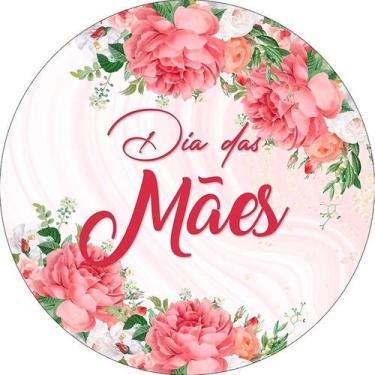 Imagem de Capa Para Mini Painel Redondo Dia das Mães Decoração em Casa Festa Peq