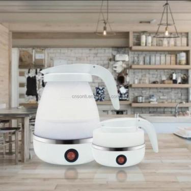 Imagem de Chaleira Elétrica Dobrável Portátil, 600ml, 600W, Controle Automático 