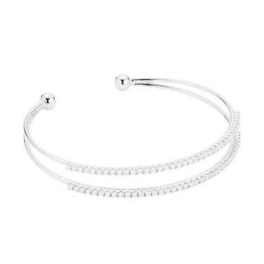 Imagem de Bracelete microcravejado - Banhado em ródio - Valencio Joias