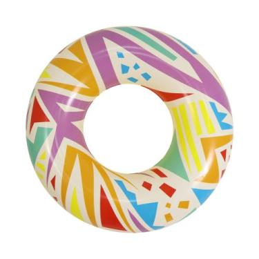 Imagem de Boia Inflável Circular Geometric Bel - Bestway, Único