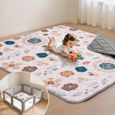 Imagem de Tapete de Atividades para Bebê Duwenem 127x127 cm Espuma Macia Dobráve