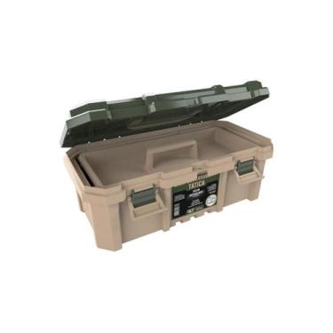 Imagem de Caixa de Ferramentas Tática Camper 18,3'' Verde e Bege - Metasul