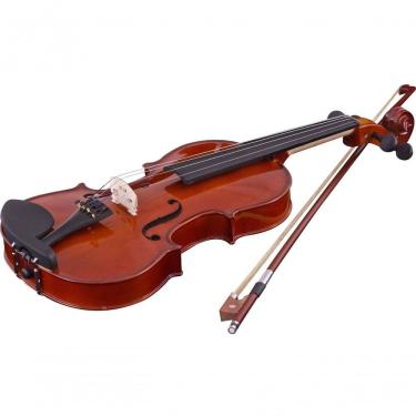 Imagem de Violino VA-10 Tampo em Spruce Faixa e Fundo em Maple Amadeirado Harmonics 4-4