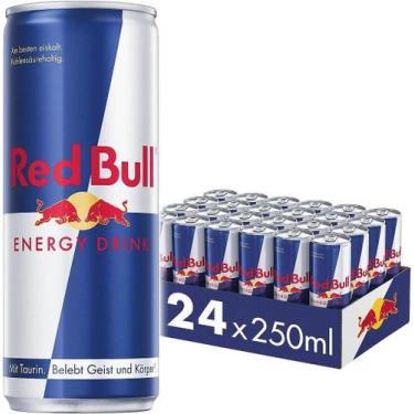 Imagem de Energético Red Bull Tradicional 24x250ml Kit Atacado Original