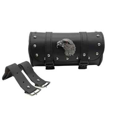 Imagem de Bolsa De Ferramentas Universal Em Couro PU Para Motocicleta, Alforje D