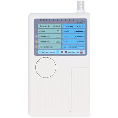 Imagem de Ferramenta de testador de cabo, testador de cabo coaxial prático e conveniente para testar conexões reversas de curto-circuito aberto