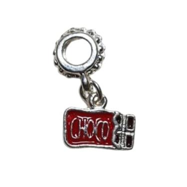 Imagem de Berloque Chocolate Banhado a Prata 925