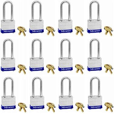 Imagem de Master Lock 1-1/8 Pol. Cadeado Laminado Com Chave 1-1/8" Prata